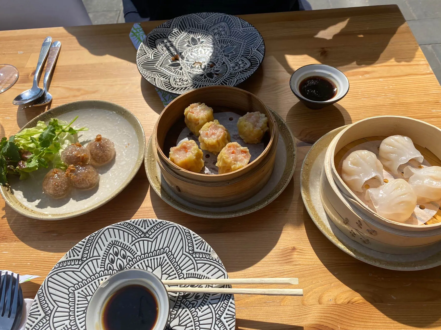 Nuestro dim sum al vapor