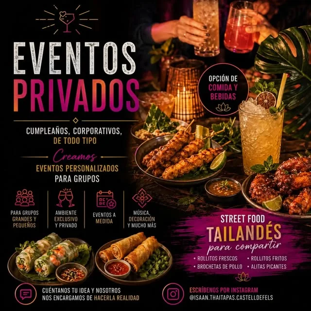 Eventos privados a tu medida